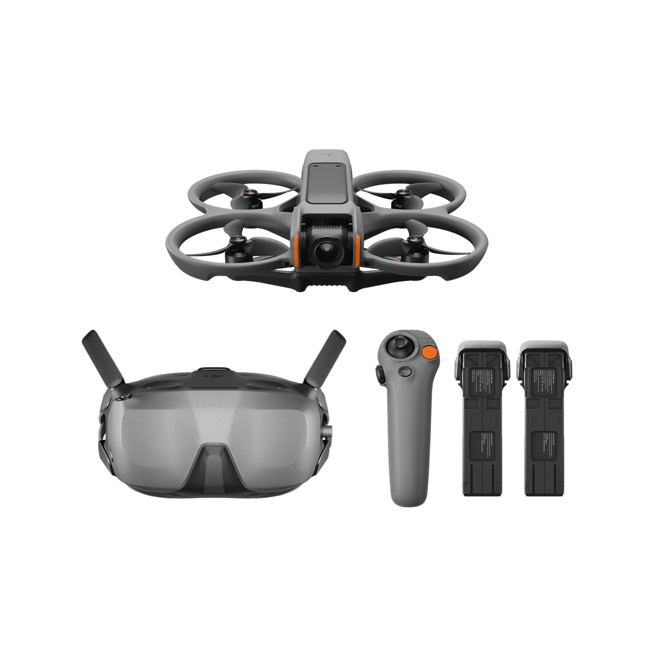 DJI Avata 2 Fly Smart Combo (Three Batteries + Goggles)