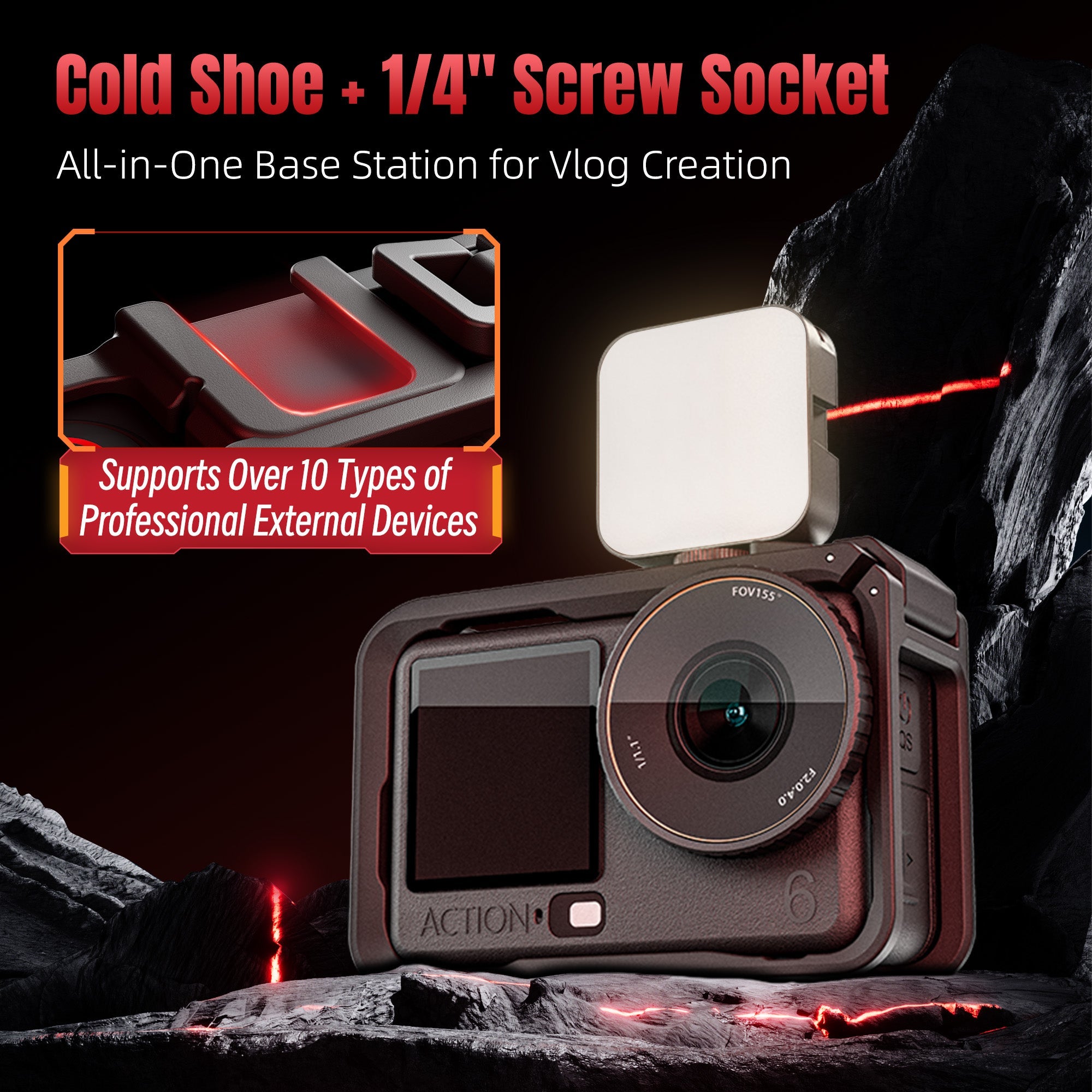 STARTRC Osmo Action 6 Plastic Camera Cage