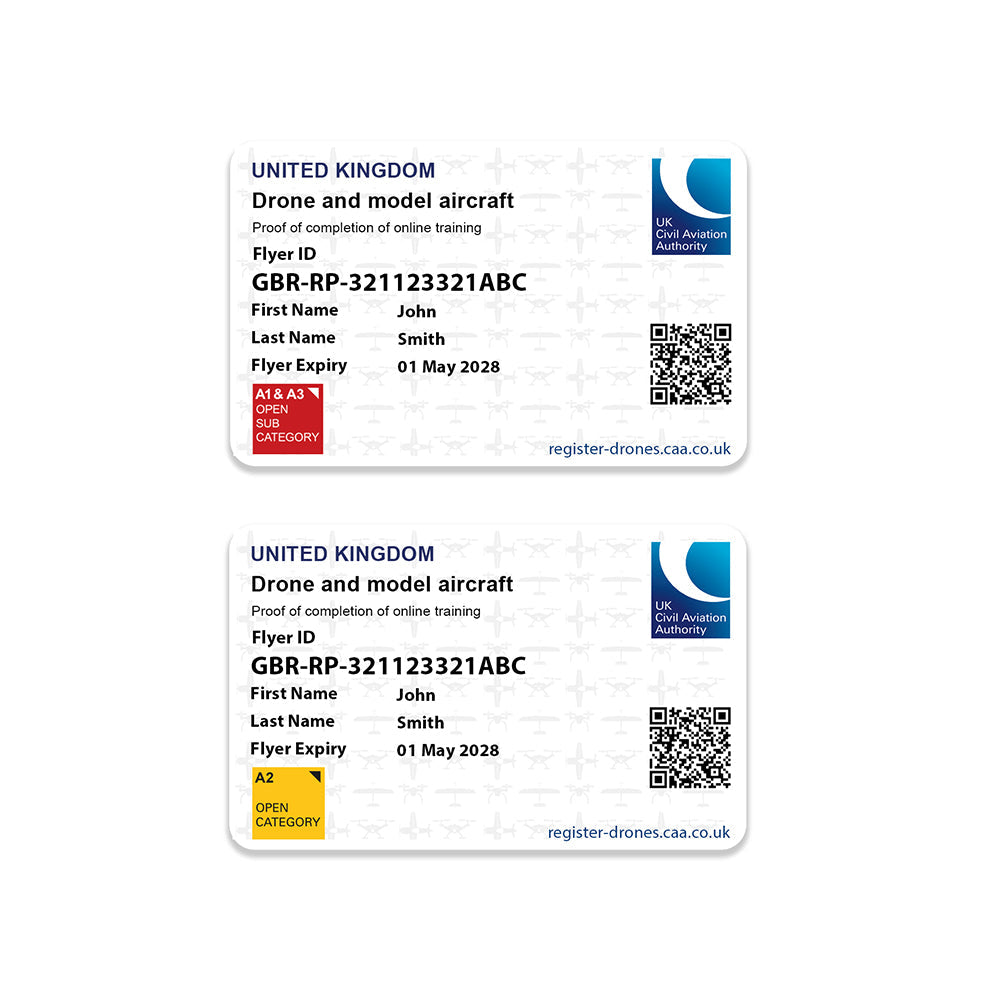 CAA Drone Flyer ID Card