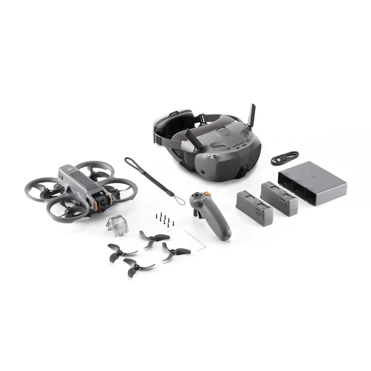 DJI Avata 2 Fly Smart Combo (Three Batteries + Goggles)