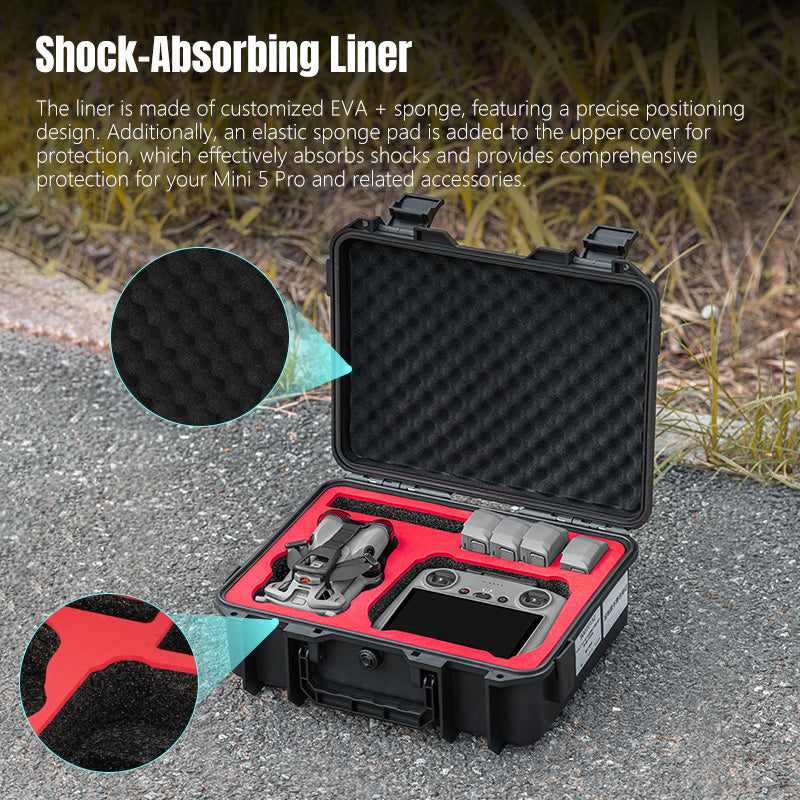 STARTRC Waterproof Hard Carrying Case For DJI Mini 5 Pro